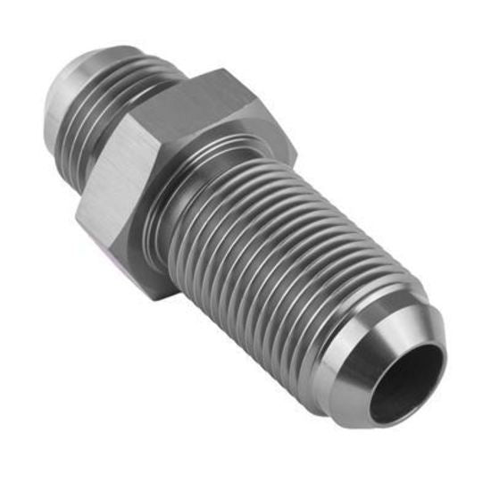 Proflow PFE832-08S Adaptor AN Flare -08AN Bulkhead Silver