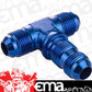 Proflow PFE834-04 Bulkhead Adaptor AN Flare Tee Flare -04AN Blue