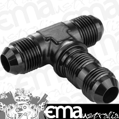 Proflow PFE834-04BK Bulkhead Adaptor AN Flare Tee Flare -04AN Black