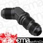 Proflow PFE837-06BK Bulkhead Adaptor AN Flare 45 Degree Flare -06AN Black