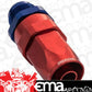 Proflow PFE840-06 Male Hose End -06AN to -06AN Hose End Straight Blue