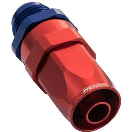 Proflow PFE840-06 Male Hose End -06AN to -06AN Hose End Straight Blue