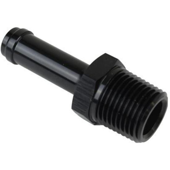 Proflow | PFE841-08-12BK | 1/2" Barb Male Fitting to 3/4" NPT Black