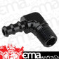 Proflow PFE842-06-06BK 90 Degree 3/8" Barb Male Fitting to 3/8" NPT Black