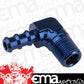 Proflow PFE842-12 90 Degree 3/4" Barb Male Fitting to 3/4" NPT Blue
