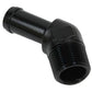 Proflow PFE845-05-06BK 45 Degree 5/16" Barb Male Fitting to 3/8" NPT Black