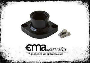 Aeroflow AF64-2021BLK Billet Thermostat Housing Black Straight suits 302 351C