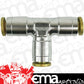 Proflow PFE855-02S Fitting Push Release Tee 3/16" Tube Silver