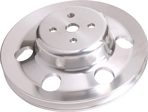 Aeroflow AF64-2023 Billet Water Pump V Pulley Polished Suit 302 351C Ford