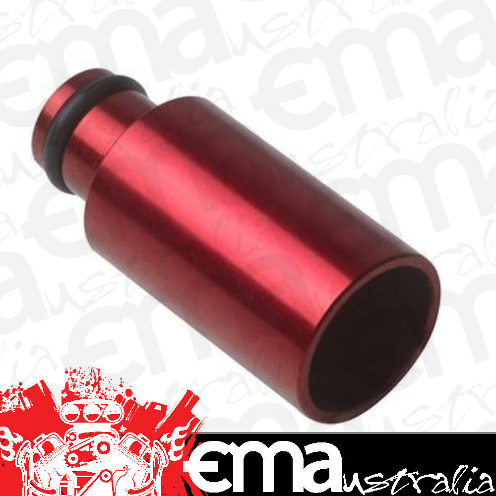 Proflow PFE884 Aluminium Fuel Injector Adaptor 11mm Male to 14mm Female Long Red