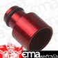 Proflow PFE885 Aluminium Fuel injector Adaptor 11mm Male to 14mm Female Short Red