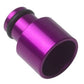 Proflow PFE887 Aluminium Fuel Injector Adaptor 14mm Male to 14mm Female Short Purple