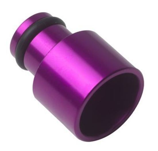 Proflow PFE887 Aluminium Fuel Injector Adaptor 14mm Male to 14mm Female Short Purple