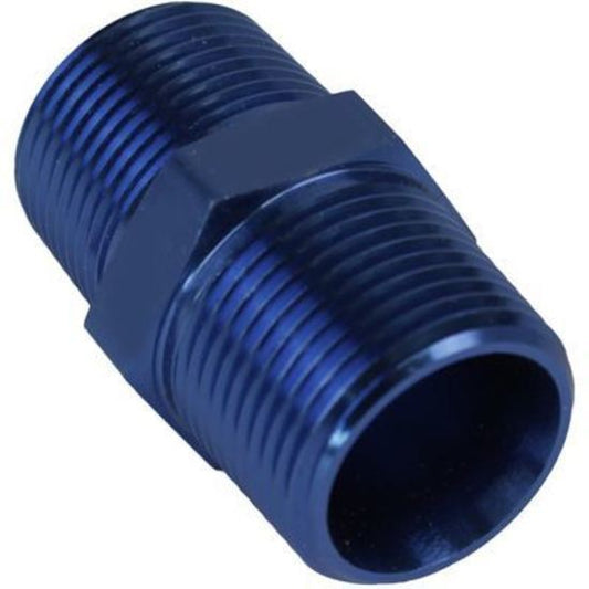 Proflow PFE911-04 Fitting Male Pipe to Fitting Male Pipe 1/4" Blue