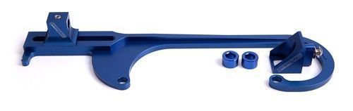 Aeroflow AF64-2026 Billet Throttle Cable Bracket Blue suits 4150 Style Carbs
