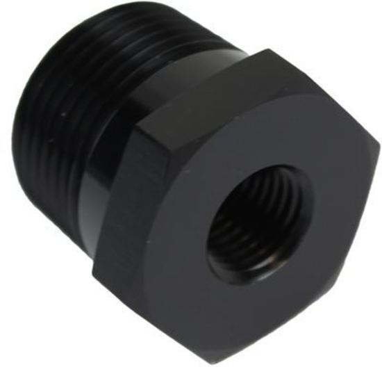 Proflow PFE912-08-06BK Fitting NPT Pipe Reducer 1/2" to 3/8" Black