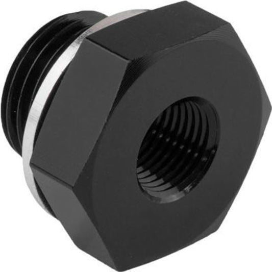 Proflow PFE912-M14-02BK Fitting Metric Port Reducer M14 x 1.50 to 1/8" Fitting NPT Black