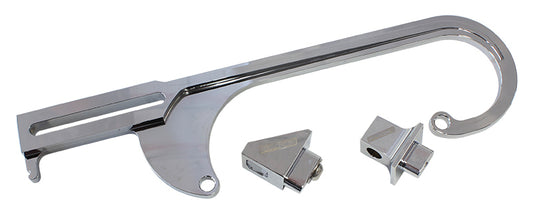 Aeroflow AF64-2026C Billet Throttle Cable Bracket Chrome suits 4150 Style Carbs