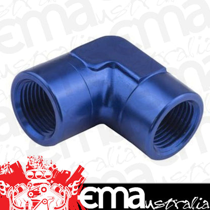 Proflow PFE913-08 90 Degree Coupler Female - Female Elbow 1/2" NPT Blue