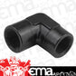 Proflow PFE913-08BK 90 Degree Coupler Female - Female Elbow 1/2" NPT Black