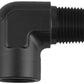 Proflow PFE914-06BK 90 Degree Coupler Female - Male Elbow 3/8" NPT Black