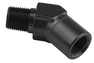 Proflow PFE915-04BK 45 Degree Coupler Female - Male Elbow 1/4" NPT Black