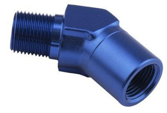 Proflow PFE915-06 45 Degree Coupler Female - Male Elbow 3/8" NPT Blue