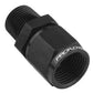 Proflow PFE916-06-06BK Female Adaptor -06AN Straight Swivel to 3/8" NPT Black