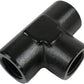 Proflow PFE917-06BK Female Adaptor Pipe Tee 3/8" NPT Black