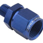 Proflow PFE918-08-M12 Female Adaptor -08AN Straight Swivel 12mm x 1.50 Blue
