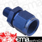 Proflow PFE918-10-M18 Female Adaptor -10AN Straight Swivel 18mm x 1.50 Blue