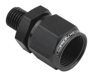 Proflow PFE918-10-M18BK Female Adaptor -10AN Straight Swivel 18mm x 1.50 Black