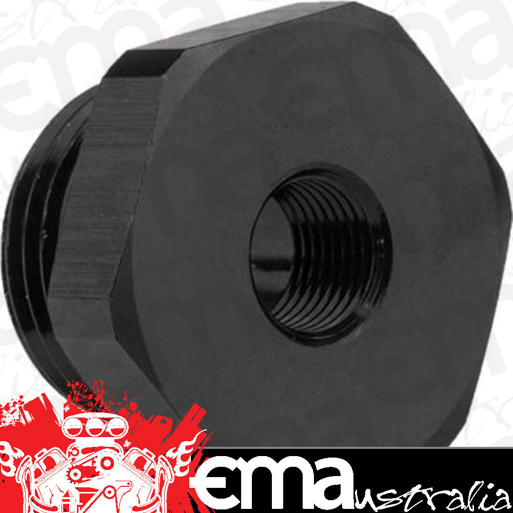 Proflow PFE920-01BK Fitting Straight Adaptor -08AN O-Ring Port to 1/8" NPT Female Black