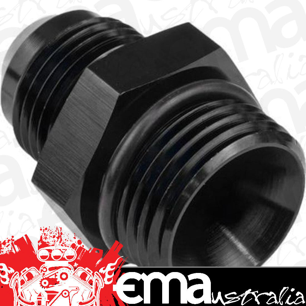Proflow | PFE920-06-08BK | Fitting Straight Adaptor -06AN to -08AN O-Ring Port Black