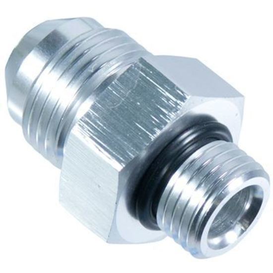 Proflow PFE920-10-16P Fitting Straight Adaptor -10AN to -16AN O-Ring Silver