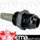 Proflow PFE920-10FSBK Fitting Straight Adaptor -10AN O-Ring Port Black With Filter Screen