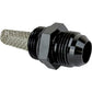 Proflow PFE920-12-10FSBK Fitting Straight Adaptor -12AN to -10AN O-Ring Port Black With Filter Screen