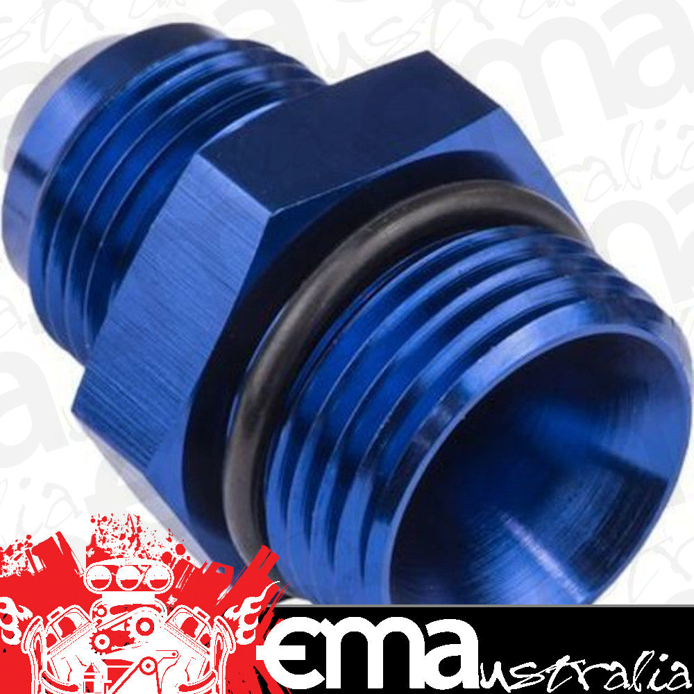 Proflow PFE920-16 Fitting Straight Adaptor -16AN O-Ring Port Blue