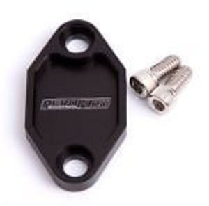 Aeroflow AF64-2029BLK Billet Fuel Pump Block Off Plate Black suits Holden 308