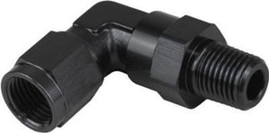 Proflow PFE923-06-1.5BK Adaptor Male -06AN 90 Degree to 12mm x 1.50 NPT Swivel Black