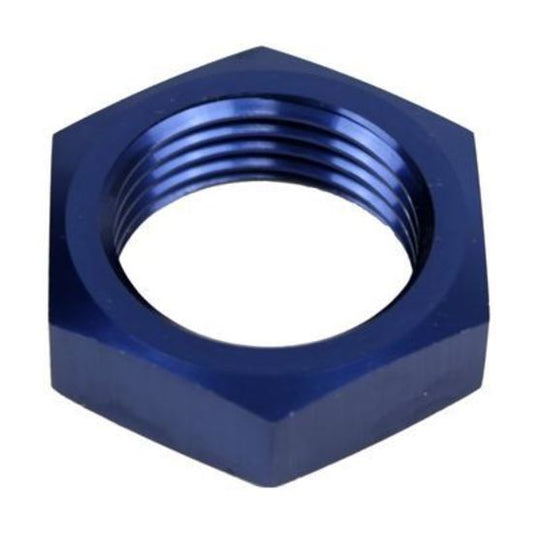 Proflow PFE924-12 Aluminium Bulkhead AN Nut -12AN Blue