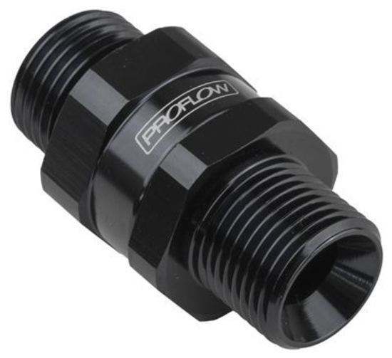 Proflow PFE927-10BK Fitting Male Swivel adaptor 18mm x 1.50 to Male -10AN Black