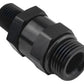 Proflow PFE928-06-02BK Fitting Male 1/8" NPT to Fitting Male -06AN O-Ring Swivel Black