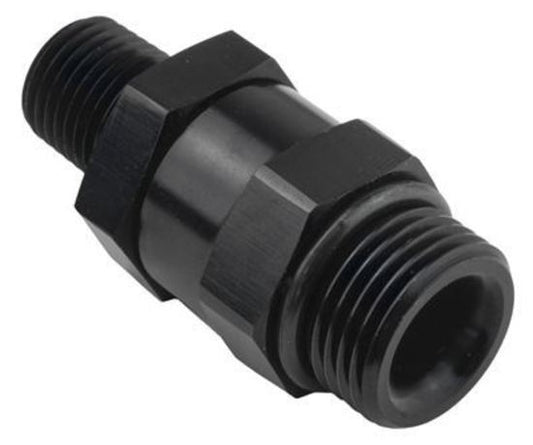 Proflow PFE928-10-06BK Fitting Male 3/8" NPT to Fitting Male -10AN O-Ring Swivel Black
