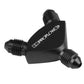 Proflow PFE930-06-04BK Fitting Aluminium AN Y-Adaptor -06AN Male to -04AN Male x 2 Black