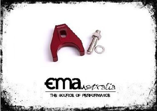 Aeroflow AF64-2032R Billet Distributor Hold Down Red Bracket suits All Chev