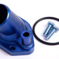 Aeroflow AF64-2033 Billet Thermostat Housing Blue suits 45 Deg Windsor