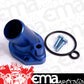 Aeroflow AF64-2033 Billet Thermostat Housing Blue suits 45 Deg Windsor