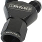 Proflow PFE931-10-08BK Y-Block -10AN Female Swivel to Dual -08AN Male Black