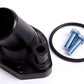 Aeroflow AF64-2033BLK Billet Thermostat Housing Black suits 45 Deg Windsor